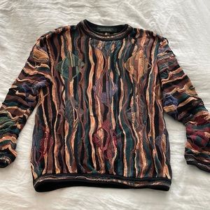 Coogi style tundra vintage sweater
